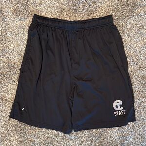 Black Athletic Men's Shorts